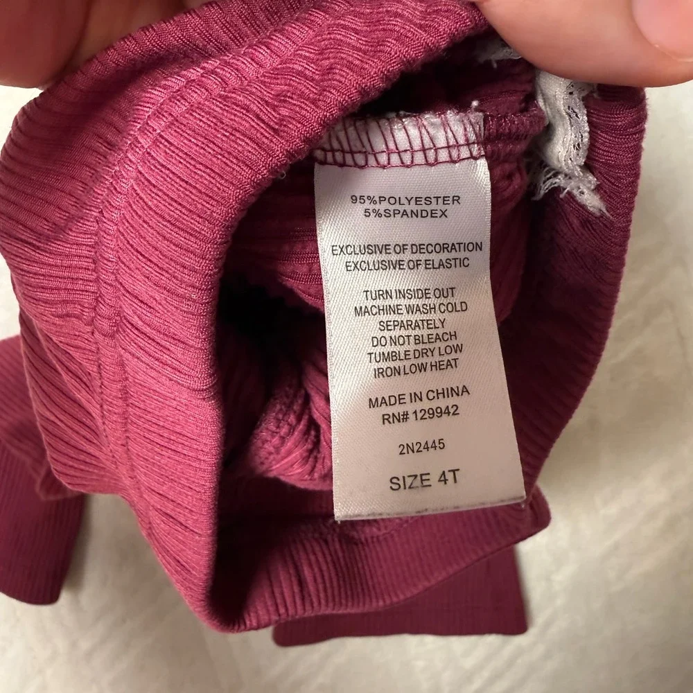 Fair Isle Holiday Star Wars Grogu Girls Dress Flare Leggings Set 4T 4/5